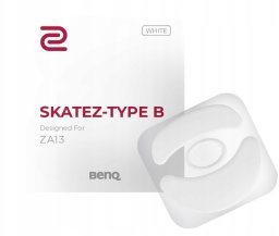 Ślizgacze Zowie BENQ skatez type b white mousefeet for za13 mouse white teflon 0.45mm thickness