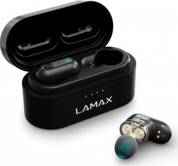 Słuchawki Lamax Lamax Duals1 Zestaw słuchawkowy True Wireless Stereo (TWS) Douszny Połączenia/muzyka USB Type-C Bluetooth Czarny