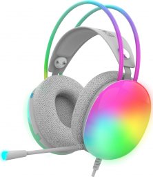 Słuchawki Inca IGK-X8S RGB Szare (IGK-X8Y)