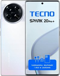 Smartfon Tecno Smartfon Spark 20 PRO+ KJ7 256+8 Lunar Frost