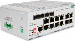 Switch Digitus DIGITUS Switch 8 Port Gigabit PoE, L2 managed, 4 SFP Uplink