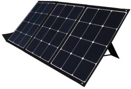 EXD Sulankstomas saulės įkroviklis 120W, 2xUSB, QC3.0, su adapteriais