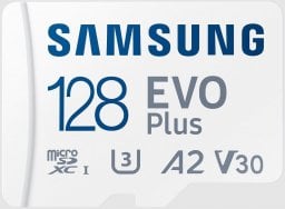 Karta Samsung EVO Plus 2024 MicroSDXC 128 GB Class 10 UHS-I/U1 A1 V10 (MB-MC128SA/EU)