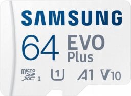 Karta Samsung EVO Plus 2024 MicroSDXC 64 GB Class 10 UHS-I/U1 A1 V10 (MB-MC64SA/EU)