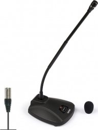 Mikrofon Fonestar Fonestar FCM-766 - Pojemnościowy mikrofon nablatowy, elektretowa, jednokierunkowa kapsuła, szyja 32cm, 80-18kHz, 5m miniXLR