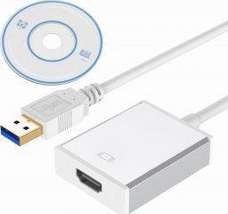 Adapter USB SwiatKabli Karta graficzna z USB 3.0 na do HDMI KONWERTER 24h