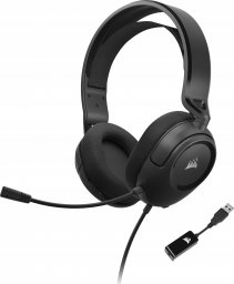 Słuchawki Corsair CORSAIR HS35 SURROUND v2 Multiplatform Gaming Headset Carbon