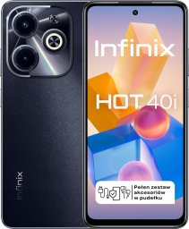 Smartfon Infinix Hot 40i 4/128GB Czarny  (I/X6528B/4-128/STARLIT BLACK)