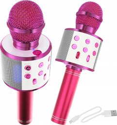  Izoxis Mikrofon karaoke- różowy Izoxis 22191
