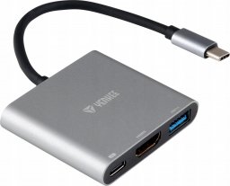 Kabel USB Yenkee YTC 031 Hub wieloportowy USB C na HDMI, USB C, USB A YENKEE