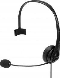 Słuchawki Lindy Słuchawki mono z mikrofonem LINDY przewodowe Jack 3,5mm USB-C czarne