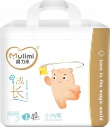 Pieluszki MULIMI MULIMI diapers-pants Pull-ups L, 9-14kg, 40 pcs