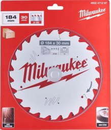  Milwaukee Cutting disc 184x30x1.6mm, 24 teeth. Milwaukee