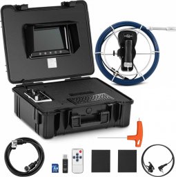 Steinberg Endoskop kamera diagnostyczna inspekcyjna w walizce 12 LED TFT 9 cali SD 30 m Endoskop kamera diagnostyczna inspekcyjna w walizce 12 LED TFT 9 cali SD 30 m