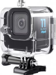  Monzi Wodoodporna obudowa Case pod Wodę na kamerę GoPro 11 mini z Uchwytem