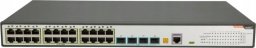Switch Fiberhome FiberHome S5800-28T-X-PE-AC łącza sieciowe Zarządzany L2/L3 Gigabit Ethernet (10/100/1000) Obsługa PoE 1U Czarny, Szary