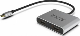 HUB USB Inca INCA Adapter ITPC-4 Typ C > 2xHDMI 4K30Hz,1xUSB-A,1xUSB-C