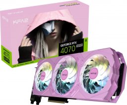 Karta graficzna KFA2 GeForce RTX 4070 SUPER EX Gamer Pink 1-Click OC 12GB GDDR6X (47SOM7MD7LKK)