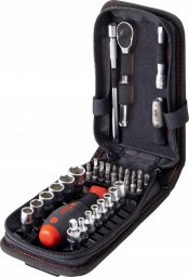 Zestaw narzędzi Wiha Wiha socket and bit set 1/4, 40 pieces (with ratchet and plug-in handle)