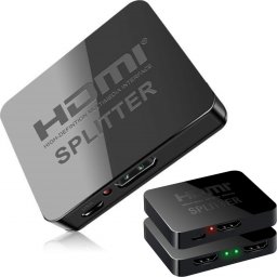  SwiatKabli SPLITTER obrazu 1x2 UHD 2x HDMI 4Kx2K 3D AUDIO