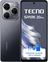 Smartfon Tecno Spark Spark 20 Pro 12/256GB Czarny  (4894947014185)