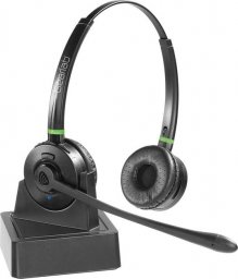 Słuchawki eStuff eSTUFF G4550 Zestaw słuchawkowy Bezprzewodowy Opaska na głowę Biuro/centrum telefoniczne Bluetooth Czarny