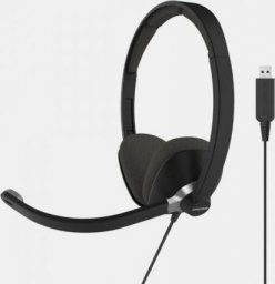 Słuchawki Koss Koss CS300 USB Communication Headsets, On-Ear, Wired, Microphone, Black