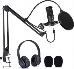 Mikrofon EasyPix MyStudio Podcast Kit inkl. Mikrofon/Kopfhörer