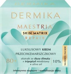  Dermika Maestria luksusowy krem przeciwzmarszczkowy na dzień i na noc 80+ 50ml