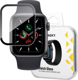Wozinsky WOZINSKY WATCH GLASS HYBRYDOWE SZKŁO DO APPLE WATCH 6 40MM / WATCH 5 40MM / WATCH 4 40MM / WATCH SE 40MM CZARNY