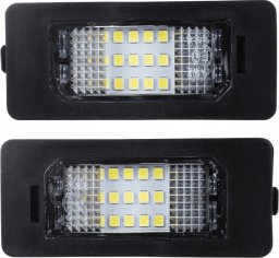 AutoTune ZESTAW LAMPEK LED DO TABLICY REJESTRACYJNEJ, AUTOTUNE, DO BMW E82 SERIA 1, E88 SERIA 1, E90 SERIA 3, E91 SERIA 3, E92 SERIA 3, E93 SERIA 3, E39 SERIA 5, E60 SERIA 5, E61 SERIA 5, X5 E70, X6 E71, X6 E7