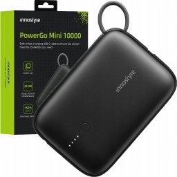 Powerbank Innostyle INNOSTYLE POWERGO MINI POWERBANK 10000MAH 3X USB USB-C 22,5W Z KABLEM USB-C