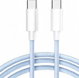 Kabel USB Co2 CO2 ŁADOWARKA KABEL USB-C SZYBKIE ŁADOWANIE USB TYP C DO IPHONE 15 1M NIEBIESKI