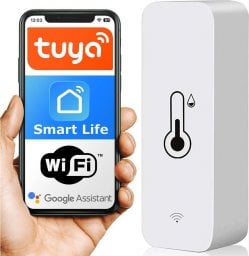 Alogy Inteligentny czujnik WiFi Alogy temperatury i wilgotności Tuya Smart Life Monitor termometr biały