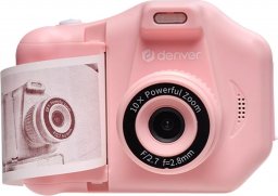 Aparat cyfrowy Denver Denver KPC-1370 pink Kids camera with printer