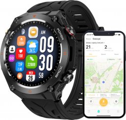 Smartwatch Wenom SMARTWATCH MĘSKI ZEGAREK FUNKCJA GPS ROZMOWY CIŚNIENIE 650mAh SMART WATCH
