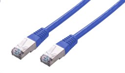 C-Tech C-TECH kabel patchcord Cat5e, FTP, modrý, 0,25m