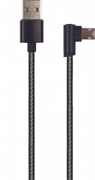 Kabel USB 2GO 2GO USB Lade-/Datenkabel "Deluxe" für Micro-USB 1m sw