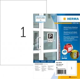 Herma HERMA 10775 etykiet do nadruku Biały Samoprzylepne etykiety do drukowania