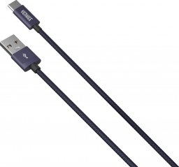 Kabel USB Yenkee USB-A - USB-C 1 m Czarny (YCU 301BE)