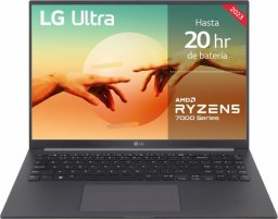 Laptop LG Laptop LG Ultra 16U70R-G.AA76B 16" AMD Ryzen 7 7730U 16 GB RAM 512 GB SSD Qwerty Hiszpańska