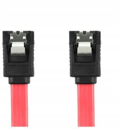 Kabel zasilający Accura Accura SATA III - SATA III 0.5m czerwony
