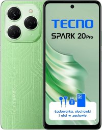 Smartfon Tecno Spark 20 Pro 8/256GB Zielony  (KJ6_256+12_MSG)