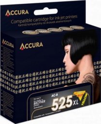 Tusz Accura Accura ink Brother (LC525Y) zamiennik XXL