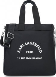  Karl Lagerfeld Torba na zakupy marki Karl Lagerfeld model 225W3018 kolor Czarny. Torebki damski. Sezon: Wiosna/Lato NoSize