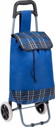 Slazenger Wózek torba na kólkach na zakupy ze stelażem 31l niebieski