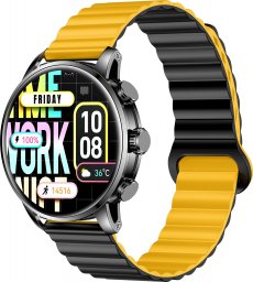 Smartwatch Kieslect KR2 Czarno-żółty  (KIESLECT-KR2-BLACK)