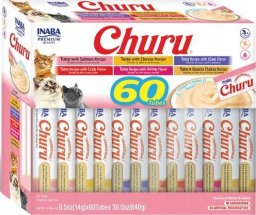 Inaba Foods INABA CAT CHURU VARIETIES tuńczyk - przysmak dla kota 60 x 14 g