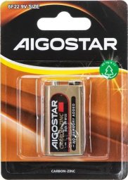  Aigostar  Bateria cynkowo-węglowa 6F22 9V 1 szt. Bateria cynkowo-węglowa 6F22 9V 1 szt.