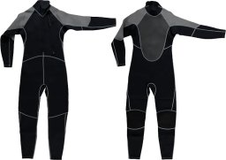 CS Aqua CS Aqua Wetsuit Unisex Neopren Black - Small